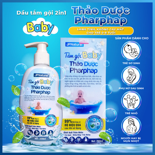 Tắm gội Baby  thao dược pharphap