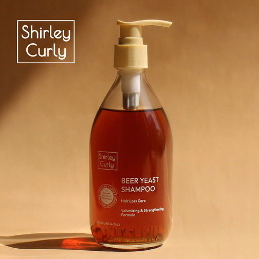 Dầu gội giúp ngăn rụng tóc Shirley Curly Beer Yeast Shampoo 300ml