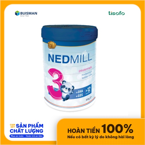 Sữa công thức ăn bổ xung cho trẻ trên 12 tháng tuổi Nedmil Stage 3