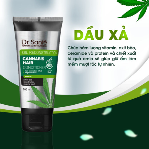 Dầu xả chăm sóc tóc chuyên sâu ,phục hồi hư tổn- Cannabis Hair