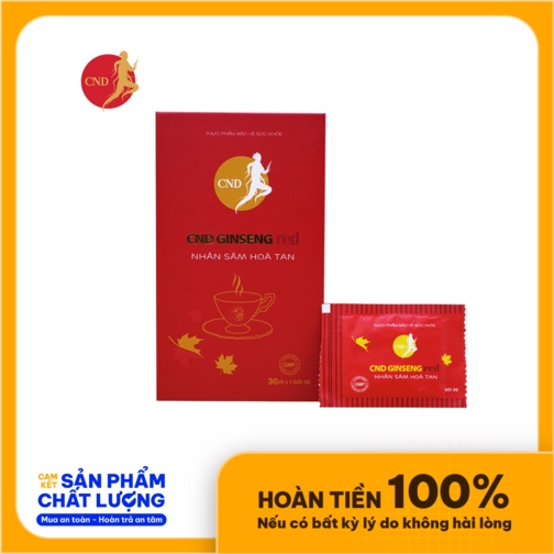 Nhân sâm hòa tan CND Ginseng Red hộp 30 gói