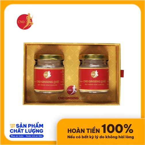 Set 2 bộ nhân sâm CANADA CND GINSENG Gold